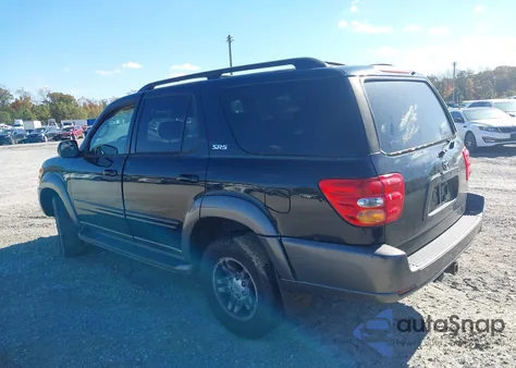 2003 Toyota Sequoia Sr5 V8 z USA, uszkodzony, nr VIN 5TDBT44A23S166418